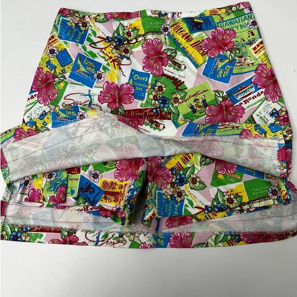 Bamboo Traders Women's Hawaiian-Themed Skort, Size 6 - Picture 5 of 7